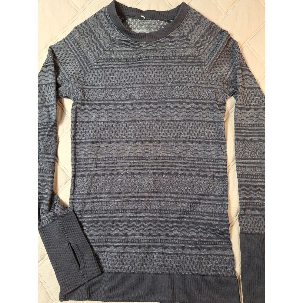 Lemon Gray Patterned Sweatshirt